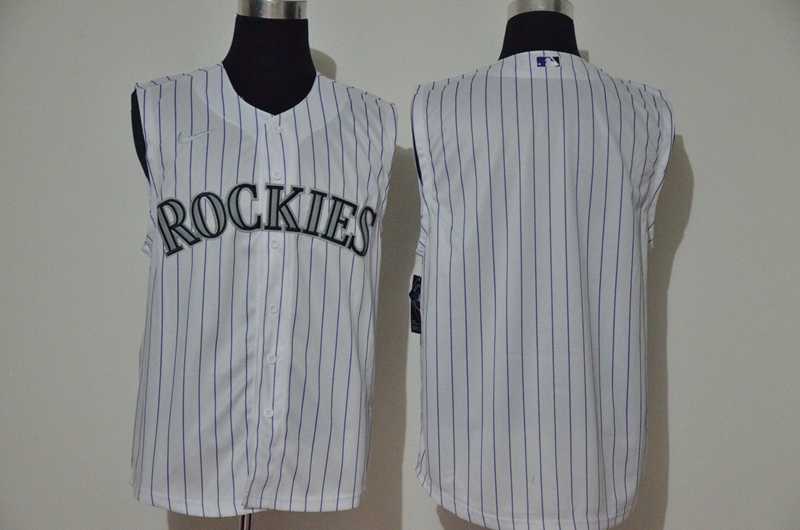 Rockies Blank White Nike Cool Base Sleeveless Jersey,We sell and wholesale Rockies Blank White Nike Cool Base Sleeveless Jersey on line form chian!